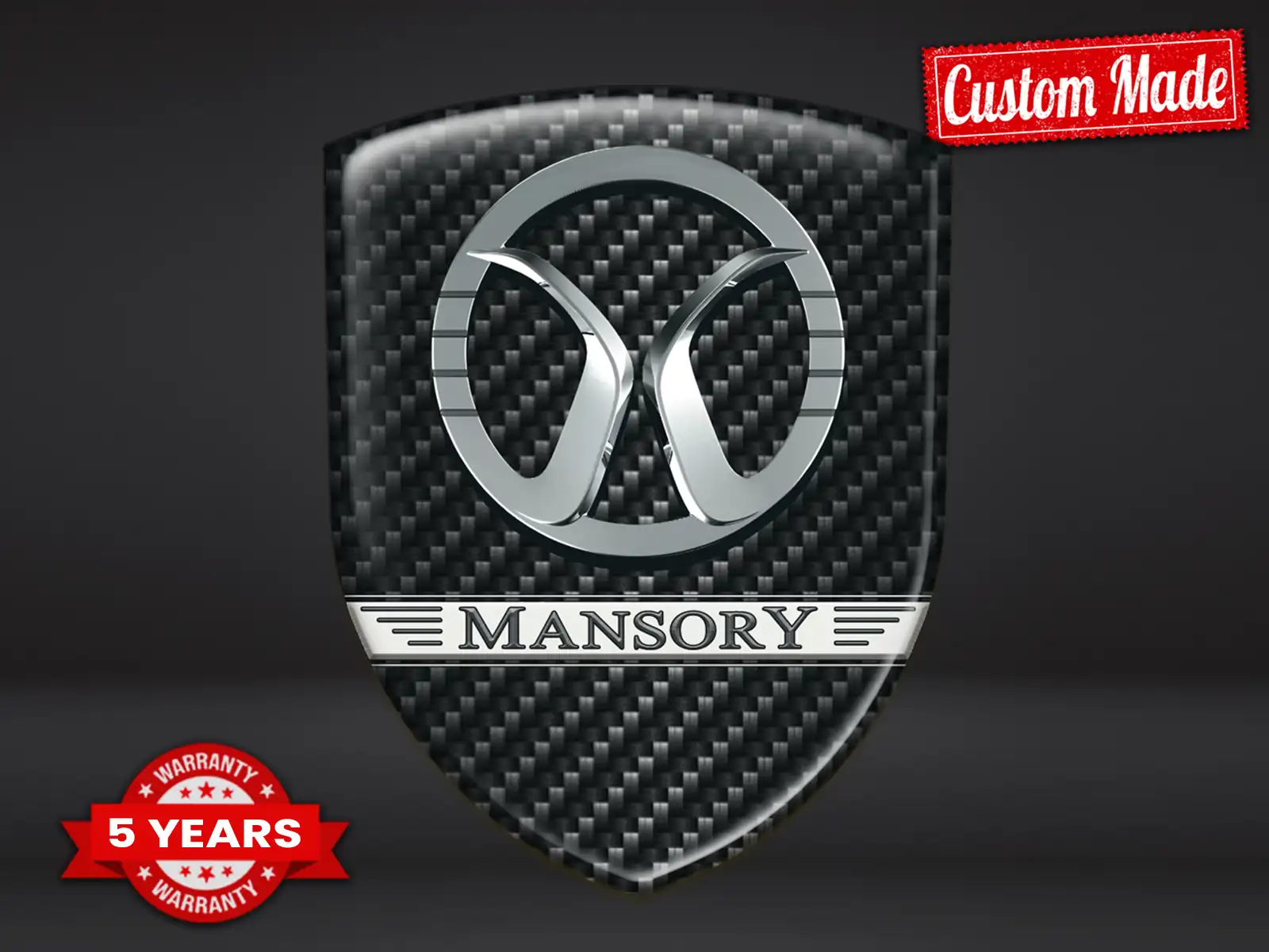 Mansory Décalcos Pare-Brise Auto Max Durable Style Pro